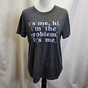 Taylor Swift Lyrics Short Sleeve Tee Size Medium
